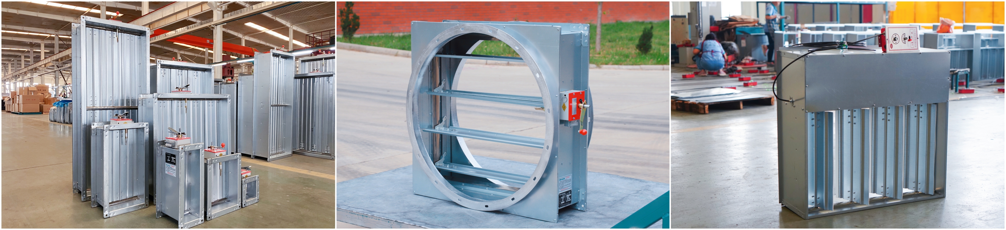High-quality Galvanized Steel Fire Damper Clapet coupe-feu en acier galvanisé de haute qualité