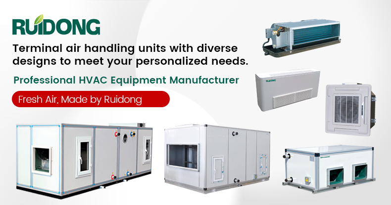 Figure 7- Terminal air handling unit Figure 7 - Unité de manutention de l'air terminal