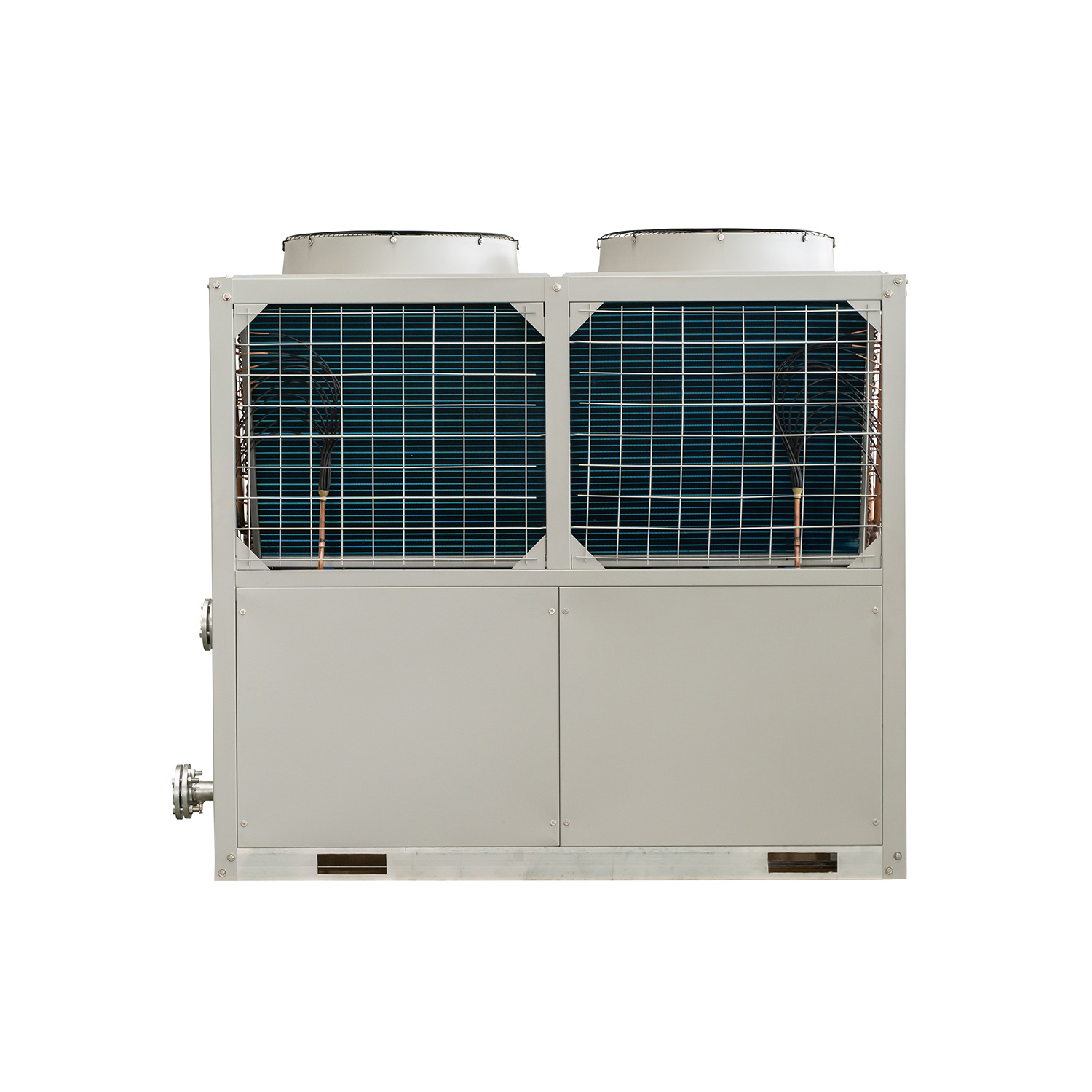 type industriel modulaire de rouleau de refroidisseur 75kw unités de refroidisseur d'eau refroidies par air