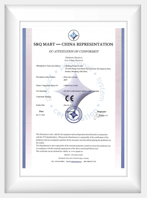 Certification CE