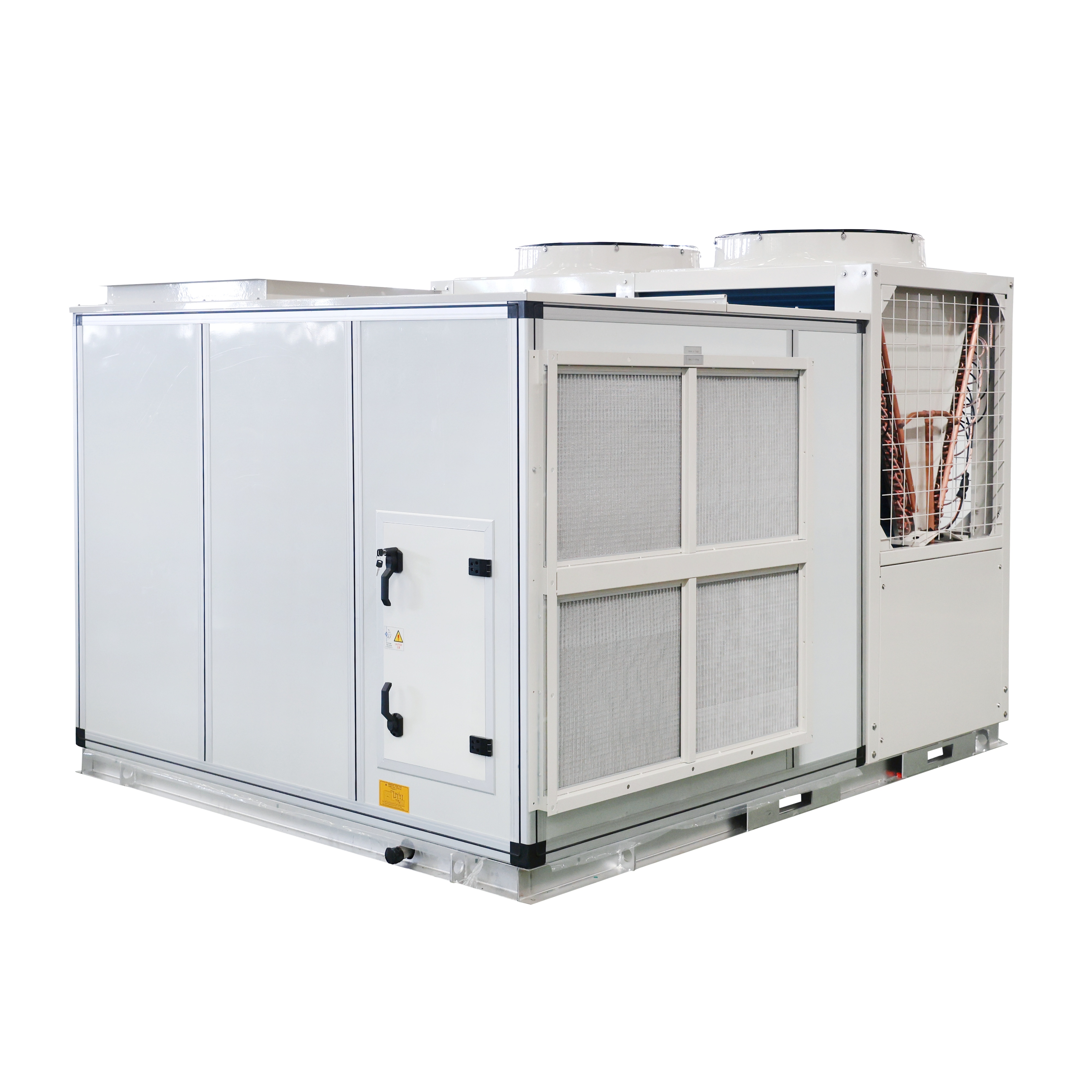  90KW 105KW 120KW Climatiseur commercial Unité emballée sur le toit haute performance pour les grands espaces