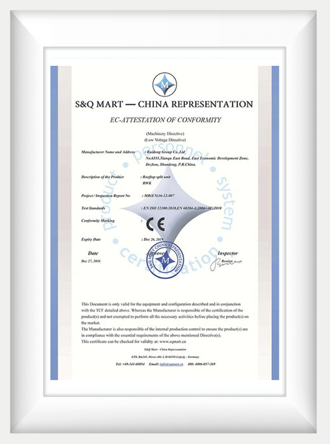 Certification CE